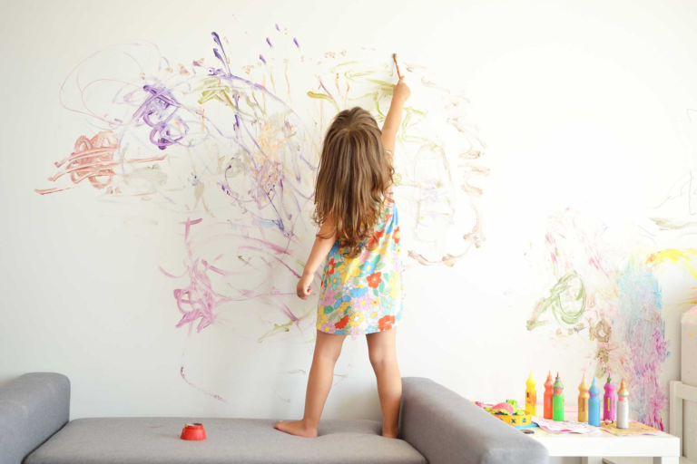 How to Safely Paint a Home with Children or Pets Around